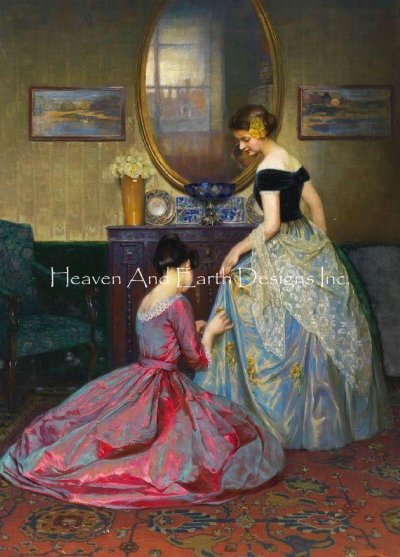 Diamond Painting Canvas - Mini The Fitting - Click Image to Close
